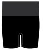 Support highwaist cykelbyxa seamless